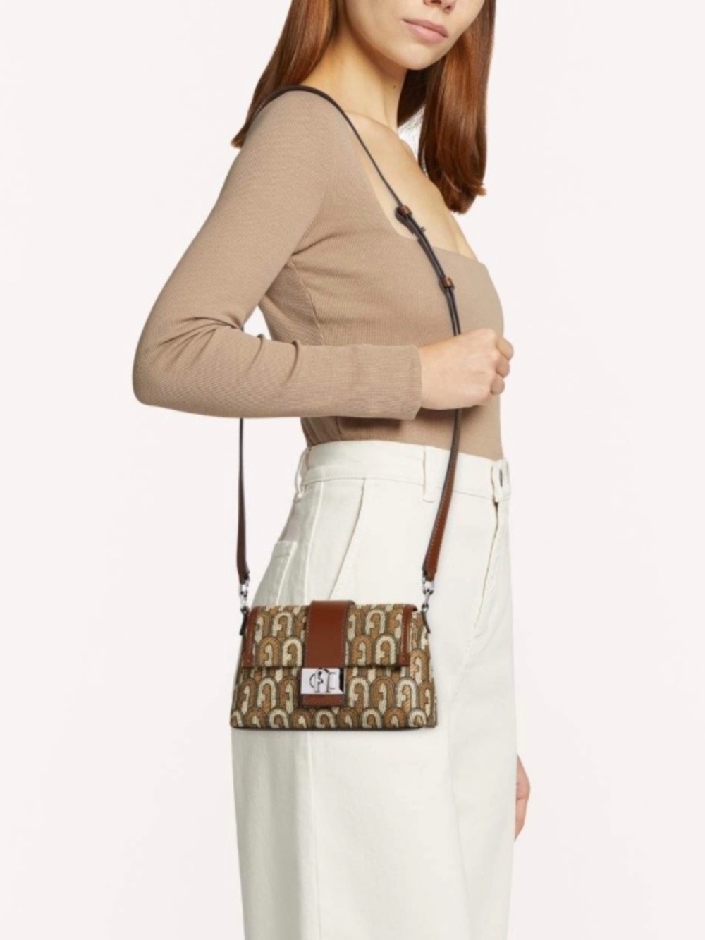 FURLA CHARLIE MINI CROSSBODY Leather
